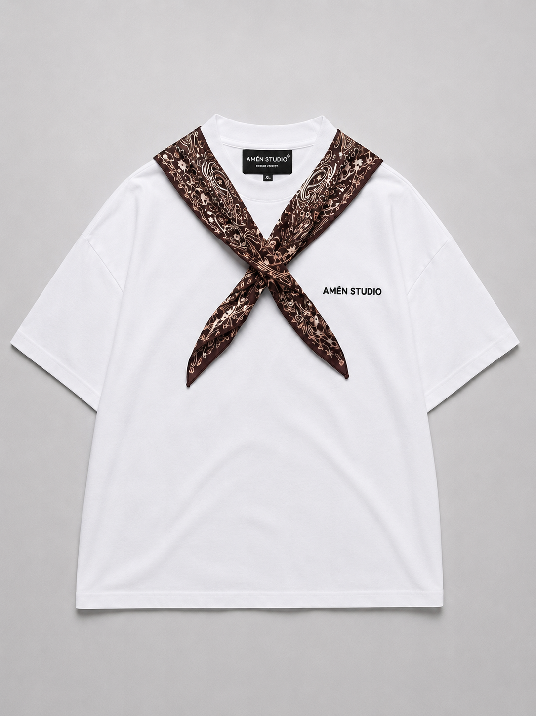 Scarf Neck TEE