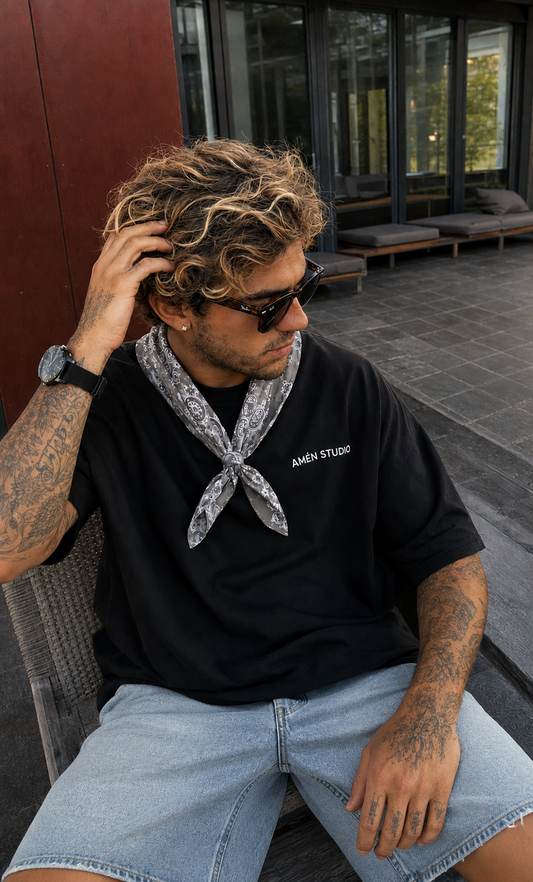 Scarf Neck TEE